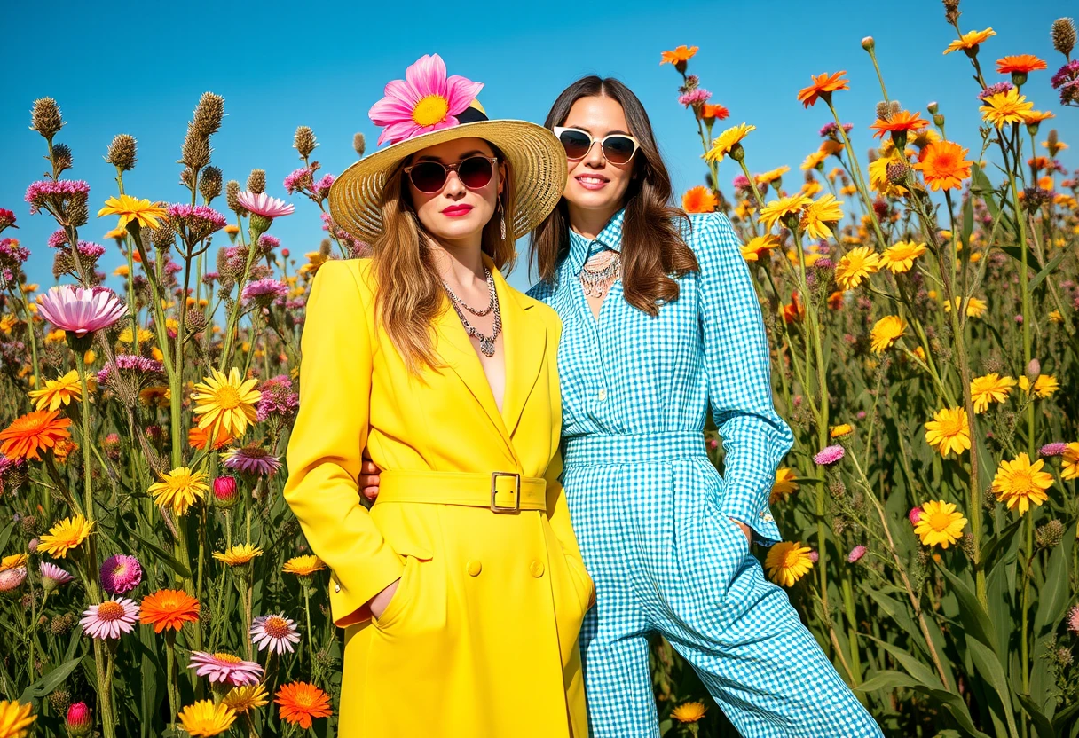 Spring fashion photoshoot